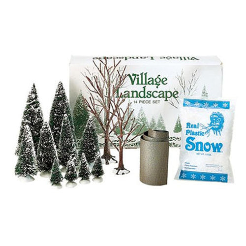 Village Landscape Set of 14