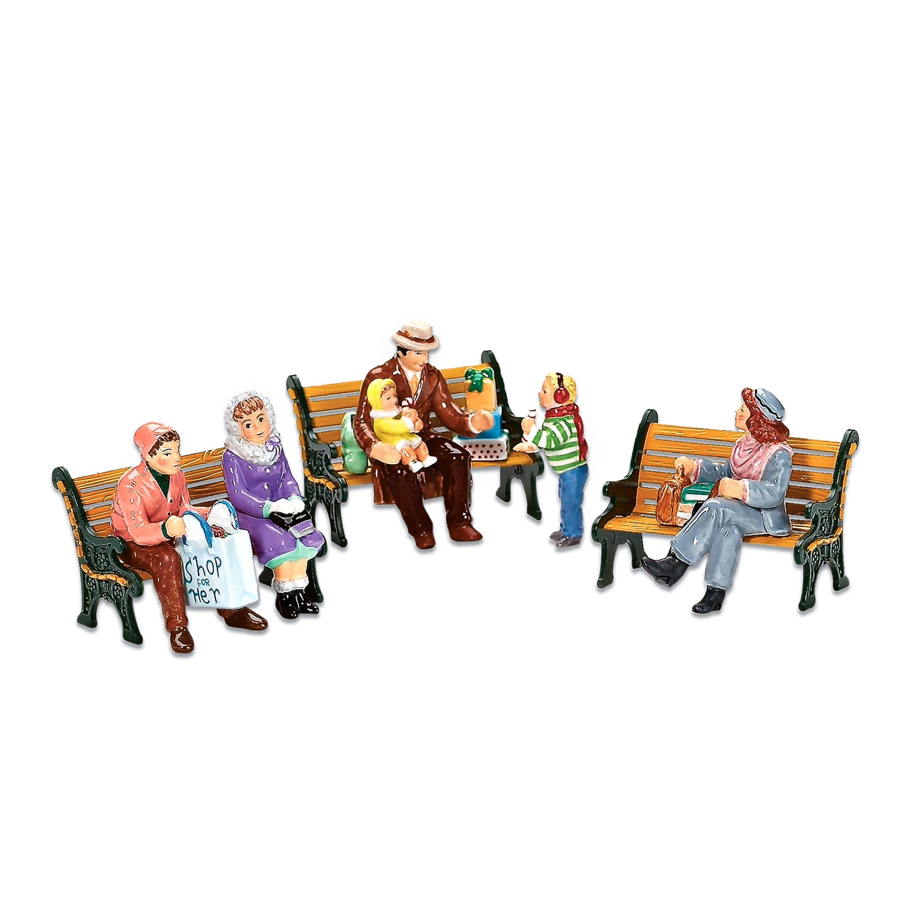 Sitting In the Village Set of 6