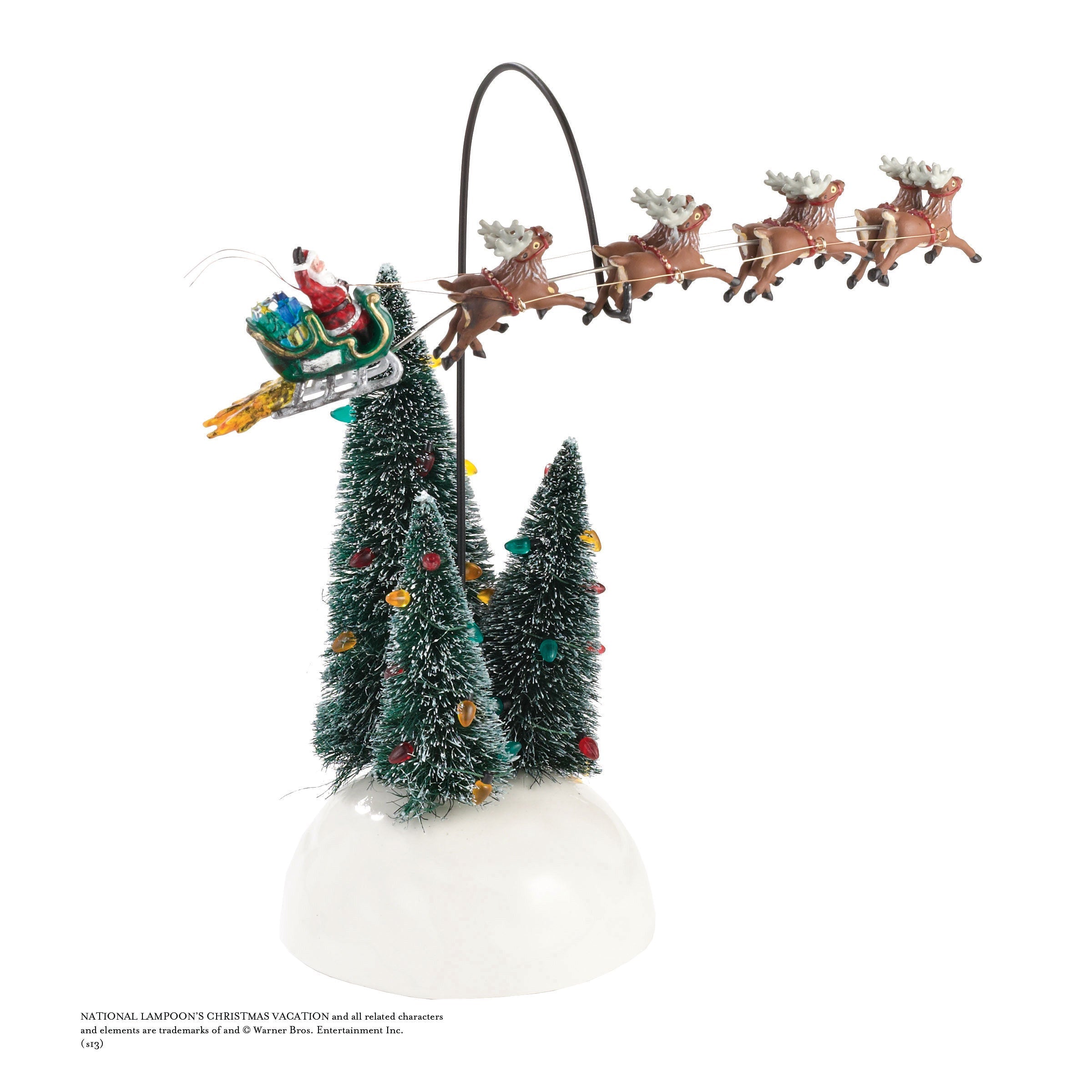 Animated Flaming Sleigh