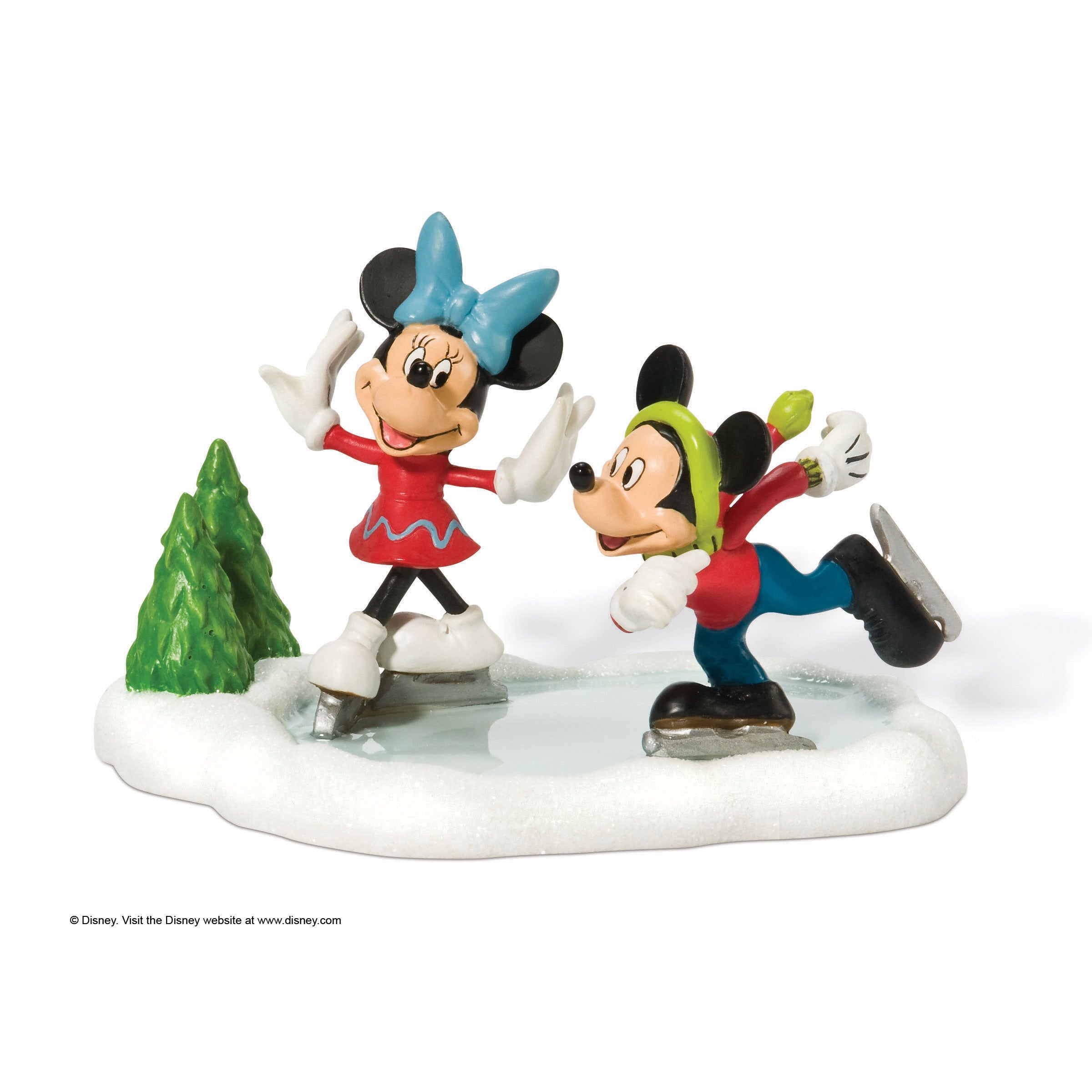 Mickey & Minnie Go Skating