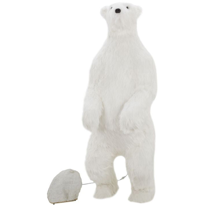 Mechanical Standing Polar Bear 59 Inches