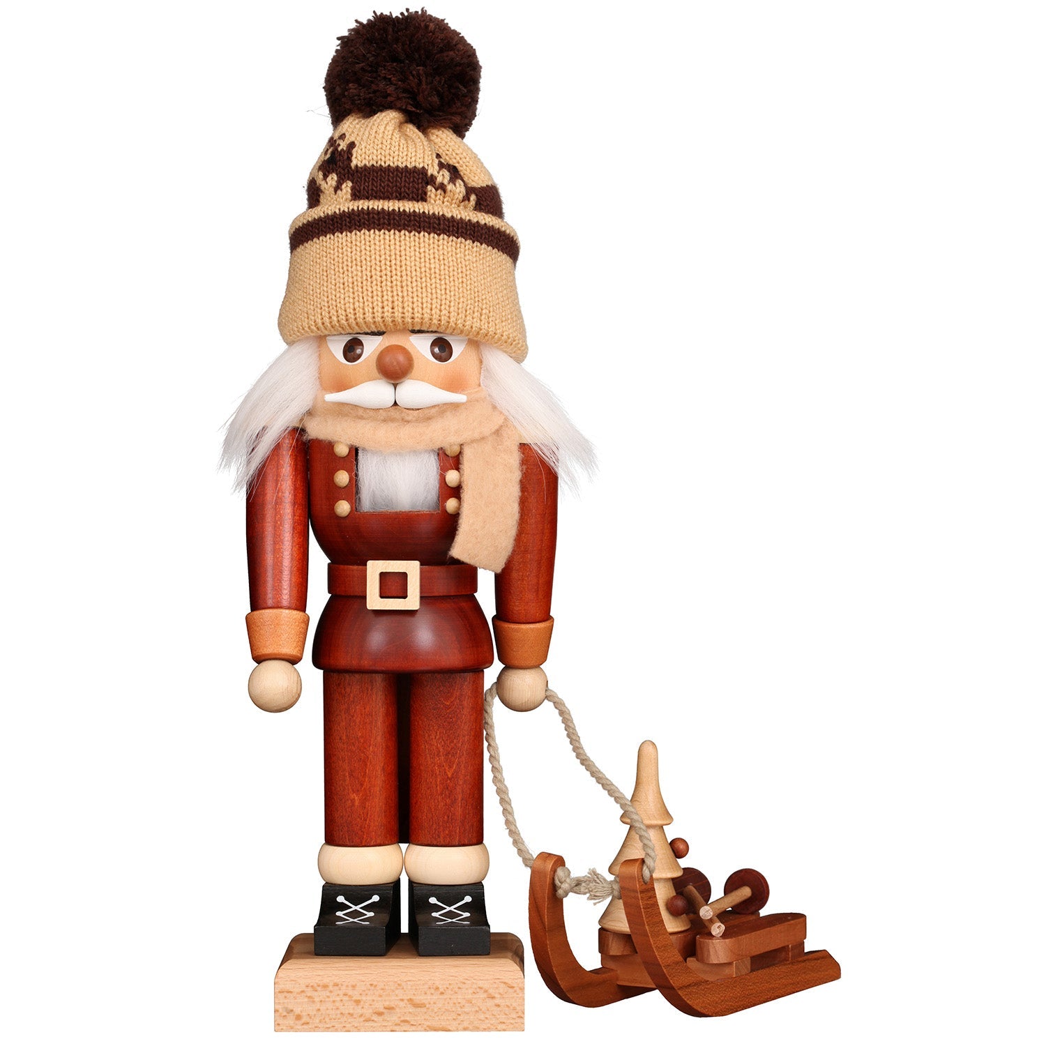 The Sled Racer Nutcracker 11.8" Tall