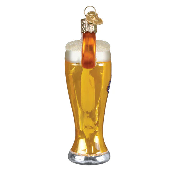 Glass Of Blue Moon Beer Ornament