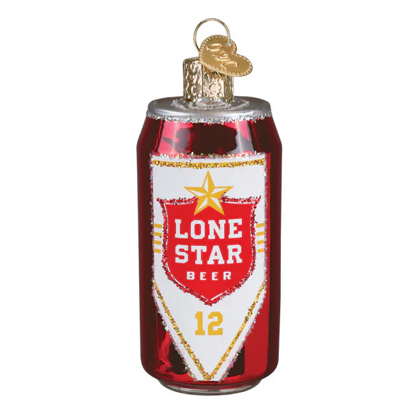 Lone Star Beer Can Ornament