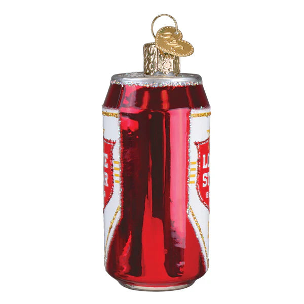 Lone Star Beer Can Ornament