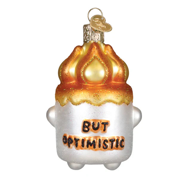 Burnt-Out Marshmallow Ornament