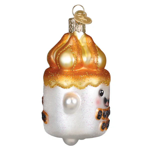 Burnt-Out Marshmallow Ornament