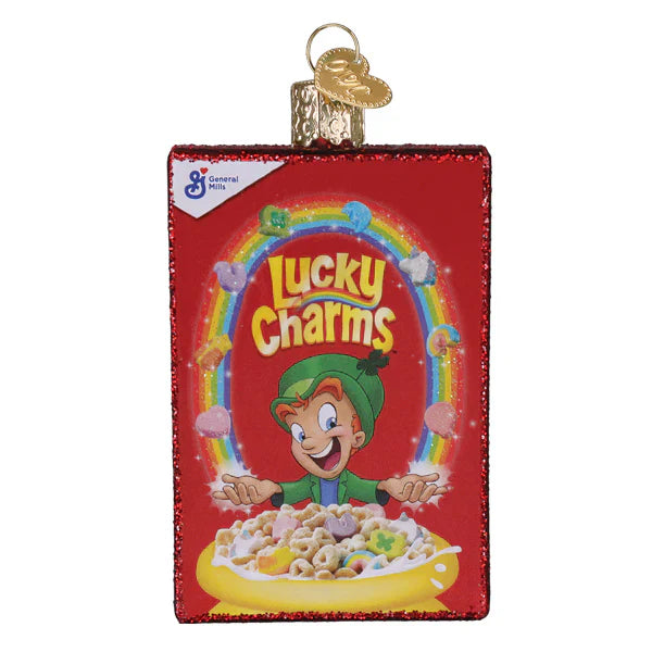 Lucky Charms Cereal Box Ornament