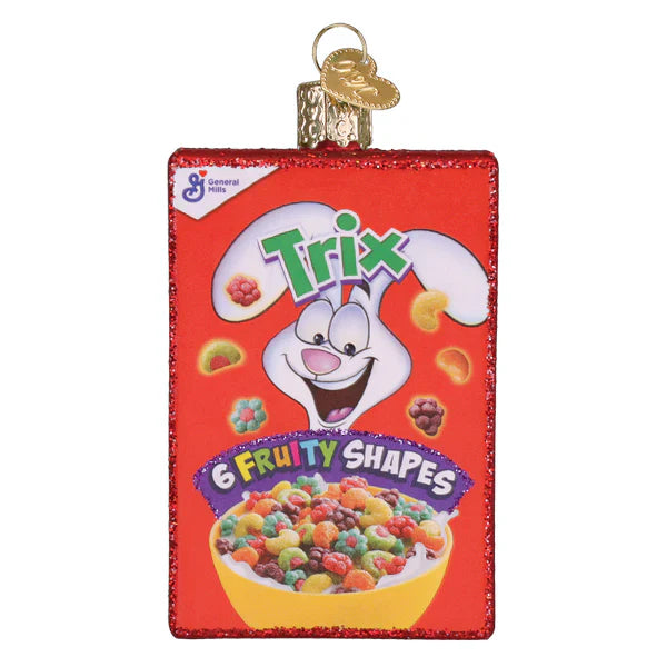 Trix Cereal Box Ornament