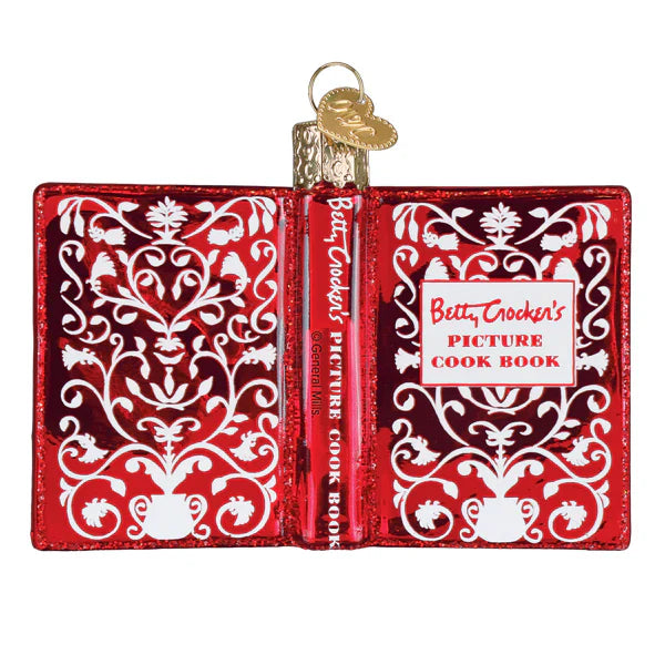 Betty Crocker Cookbook Ornament