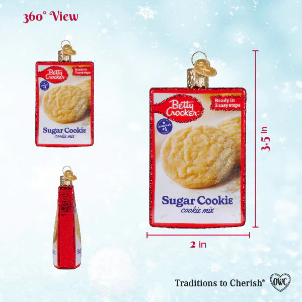 Betty Crocker Sugar Cookie Mix Ornament