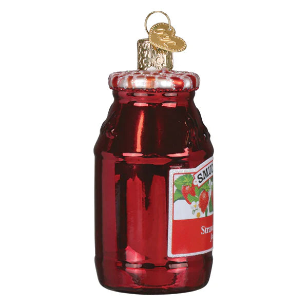 Smucker's Strawberry Jam Jar Ornament