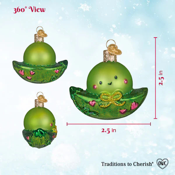 Little Peapod Ornament