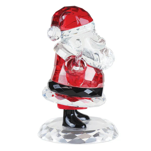 Santa Claus Crystal Figurine Ornament