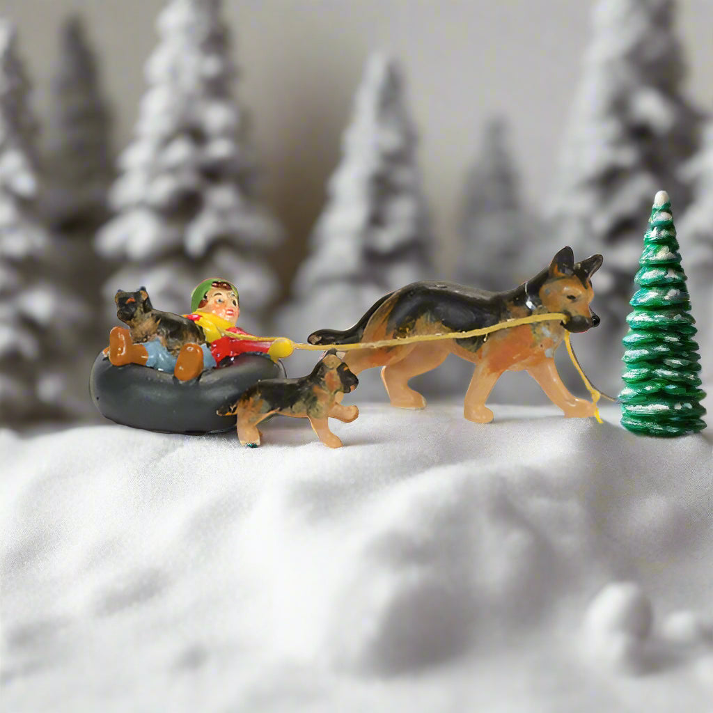 Inner Tube Sled Dog Race