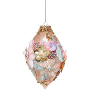 Kings Jewels Finial Ornament Pink 8"