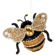 Jeweled Bee Ornament 4.5"