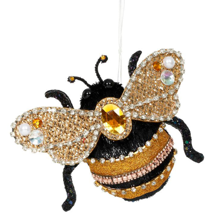 Jeweled Bee Ornament 4.5"