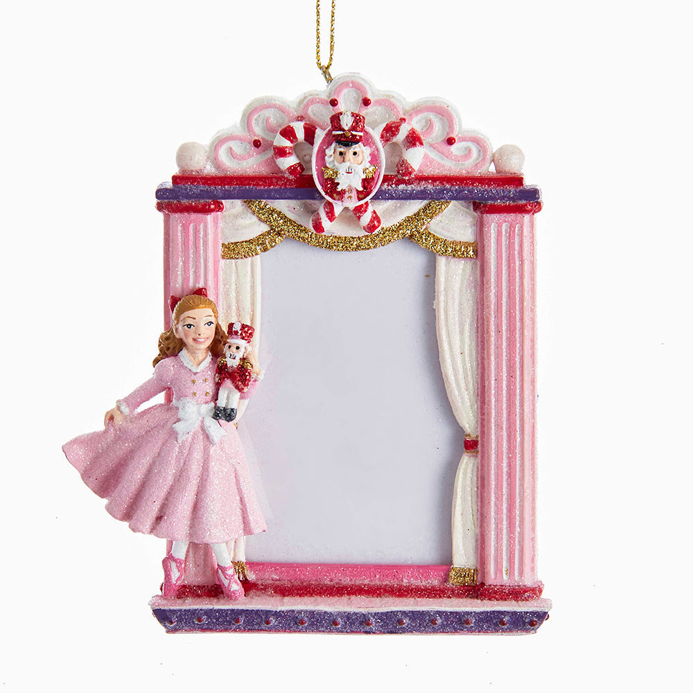 Clara Picture Frame Ornament 4.5"