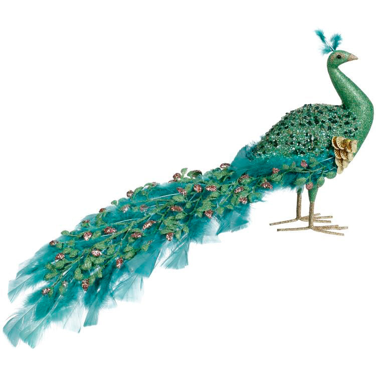 Peacock Christmas 11 Inches