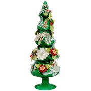 Jeweled Tree Green Small 14 Inches