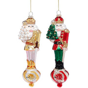 Festive Nutcracker Ornament 8" Gift Boxed Set of 6