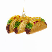 Tacos Glass Ornament 5.25"