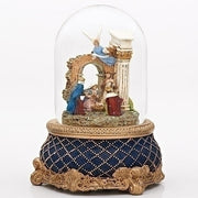 Nativty with Stonewall Domed Water Globe 8"