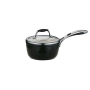 Ceramica 01 Deluxe Metallic Black Covered Sauce Pan 1.5 Qt