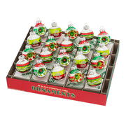 Holiday Splendor 1.25" Half Reflector Half Rounds Set of 20