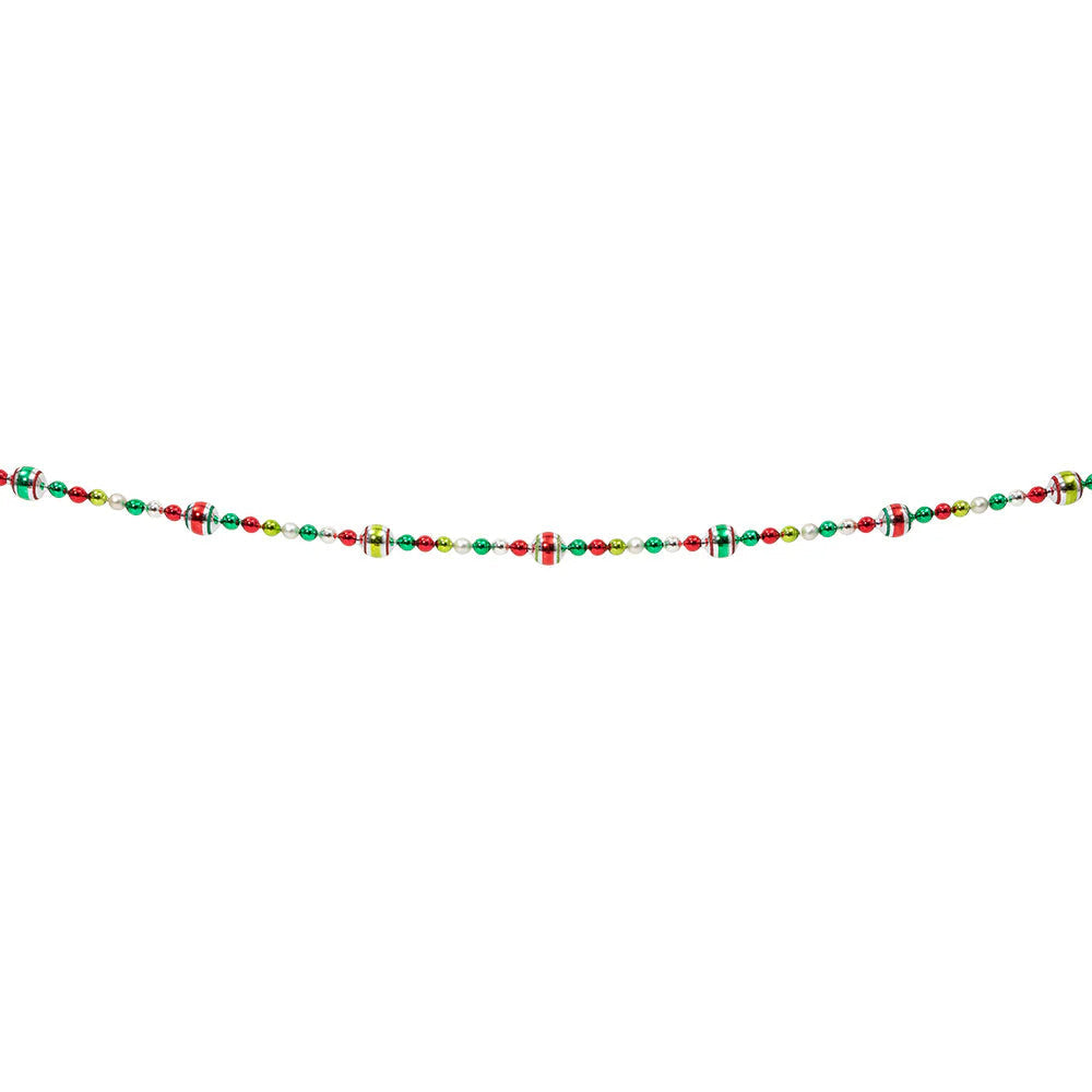 Holiday Splendor Glass Garland 7 Feet Long