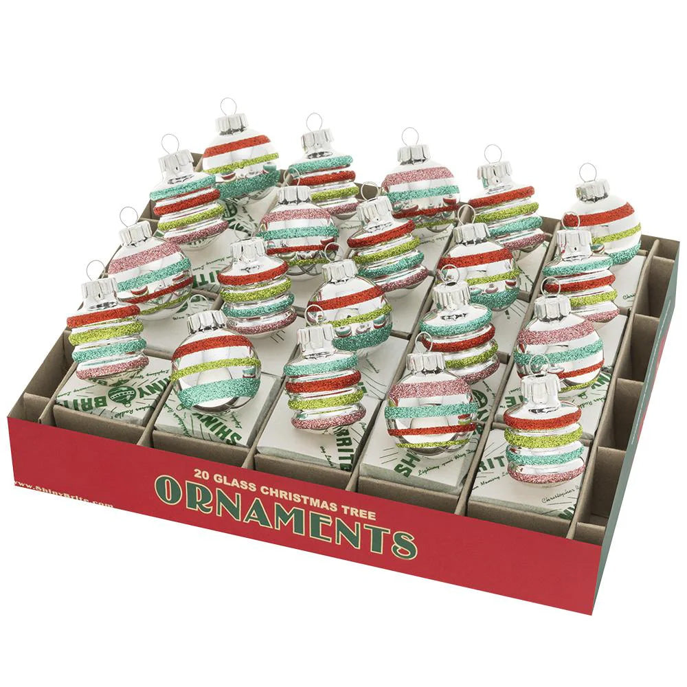 Festive Fete 1.25" Shapes & Rounds Set of 20