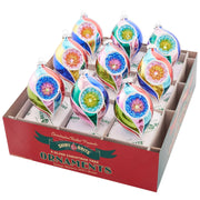 Christmas Confetti 2.5" Reflector Tulips Set of 9