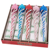 Christmas Confetti Glass Icicles 8.5" Set of 5