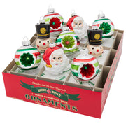 Holiday Splendor 2.5" Reflector  Rounds & Figures Set of 9