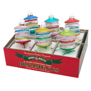 Christmas Confetti 3.25" Lanterns Set of 6