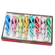 Christmas Confetti 6" Glass Icicles Set of 8