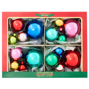 Christmas Confetti 8 Count 1.25 Inch, 1.75 Inch and 2.5 Inch Clusters Set of 4