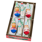 Christmas Confetti 2.5" Decorated Figures Set of 6