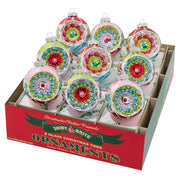 Festive Fete 2.5" Reflector Rounds Set of 9