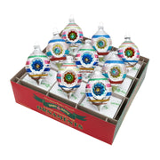 Christmas Confetti 2.5" Reflector Tulips Set of 9