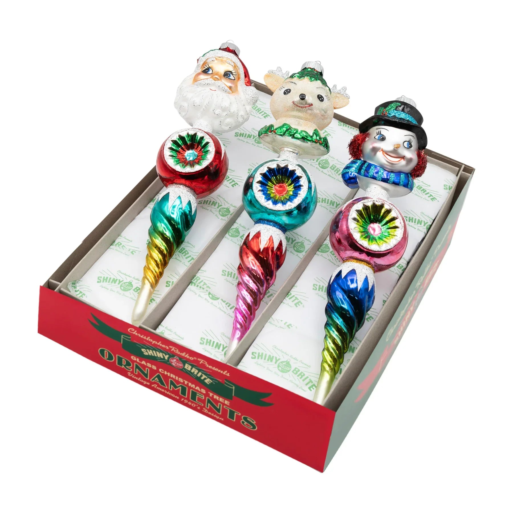 Christmas Confetti 10.5" Figure Rounds Set of 3