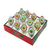 Festive Fete 1.75" Decorated Reflector Tulips Set of 12