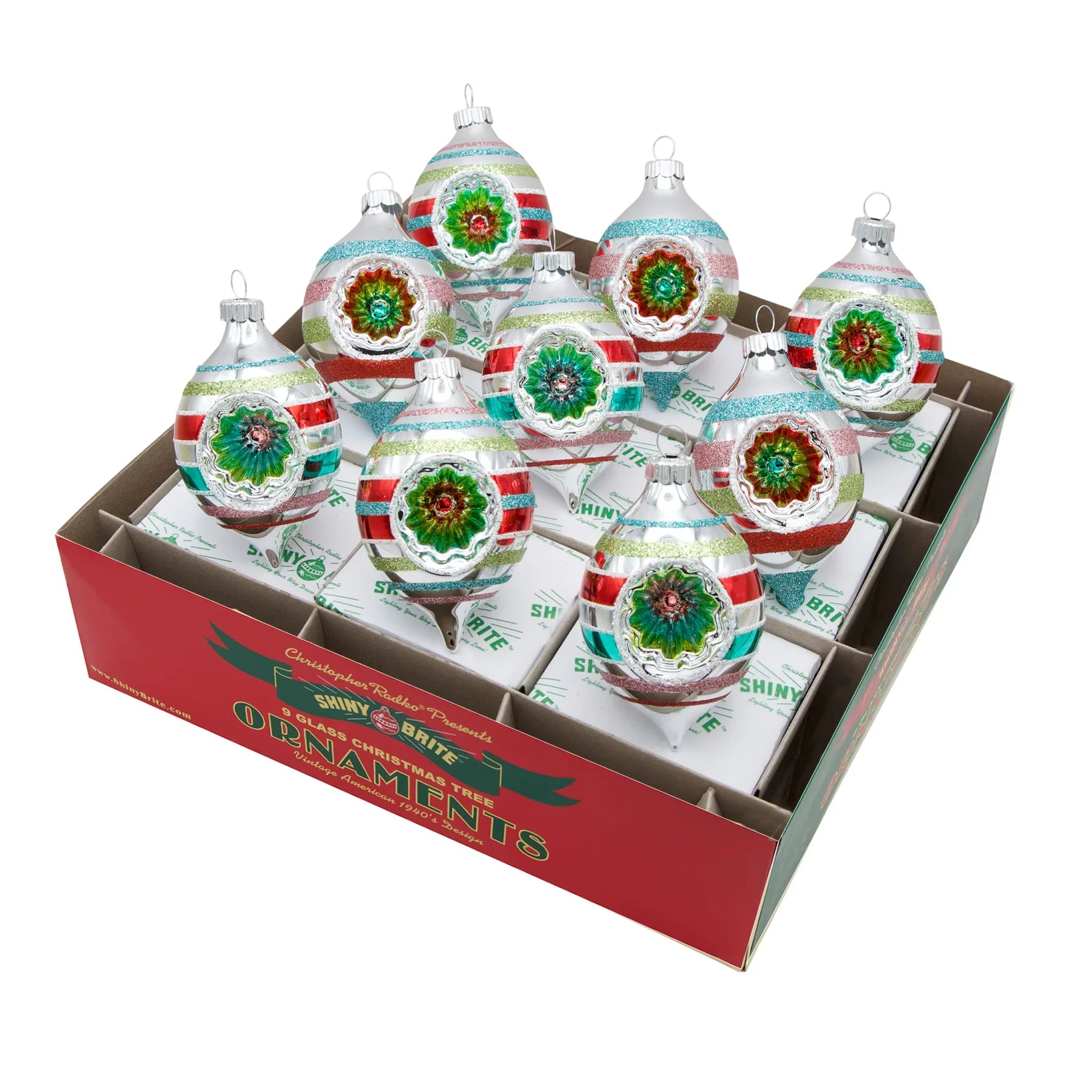 Festive Fete 2.5" Reflector Tulips Set of 9