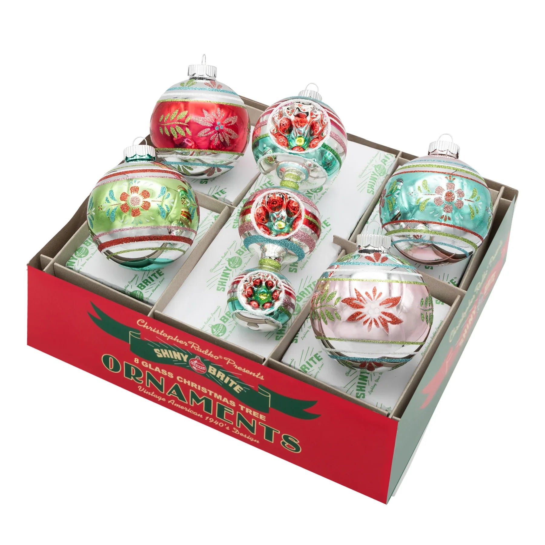 Festive Fete 3.25” Decorated Rounds & 7” Shape Set of 5