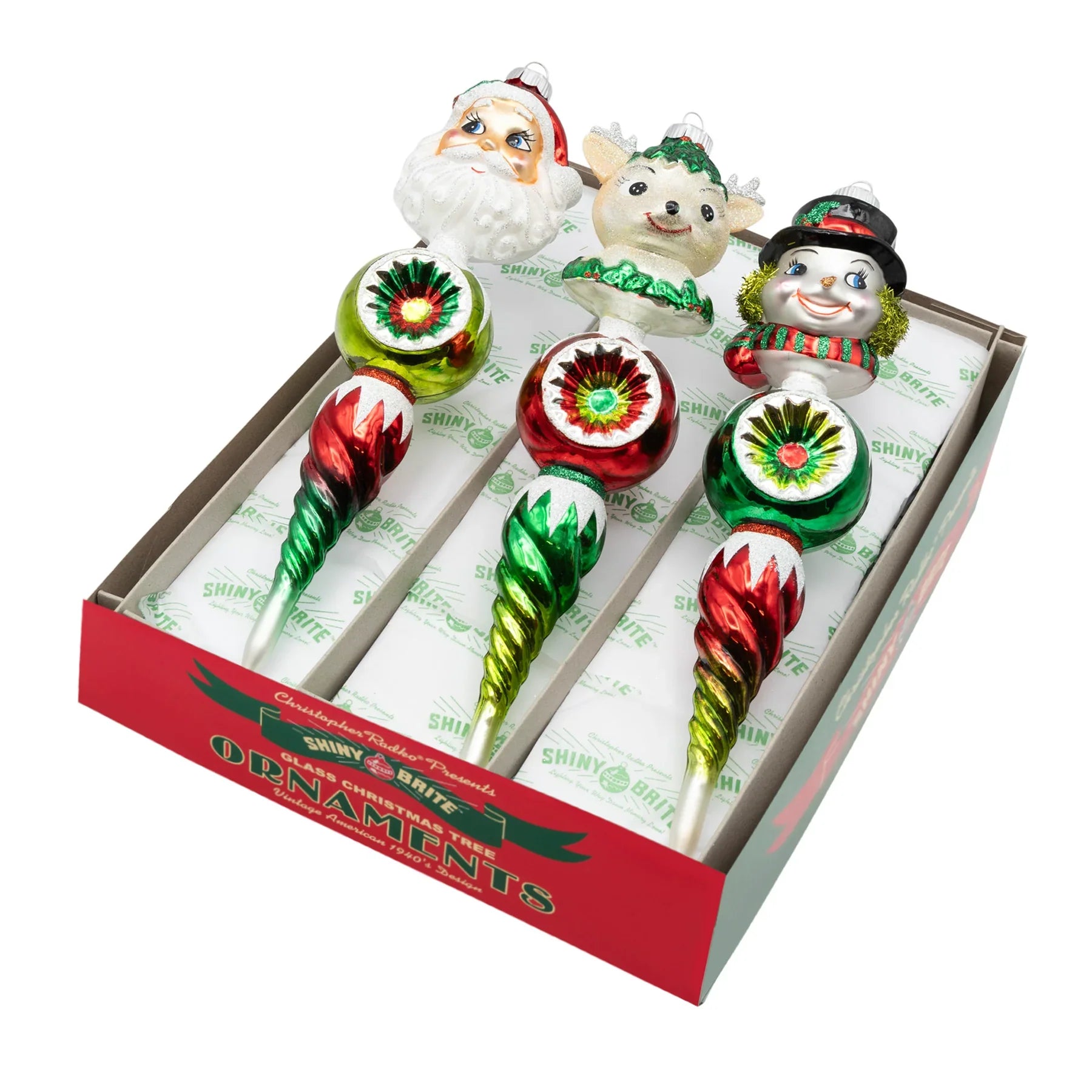 Holiday Splendor 10.5" Figure Rounds Set of 3