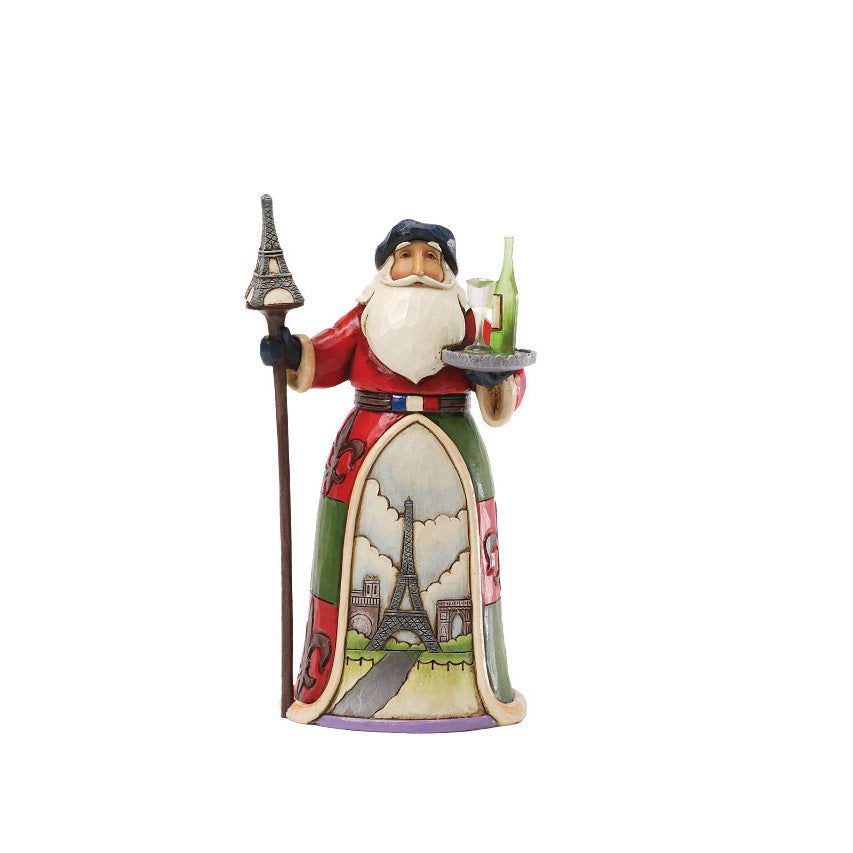 Bonjour And Merry Christmas French Santa