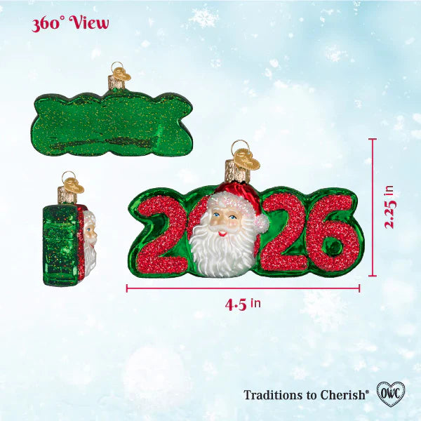 2026 Santa Ornament