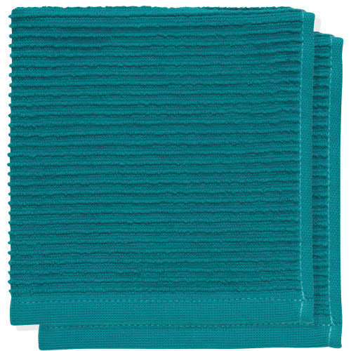 Peacock Ripple Dishcloth Set of 2