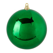 Shiny Dark Green Ball Shatterproof Ornament 10 Inch Diameter